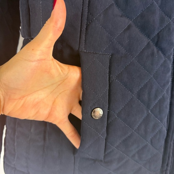 Laundry by Design Dark Blue Quilted Utility Jacket size: M - Picture 5 of 17